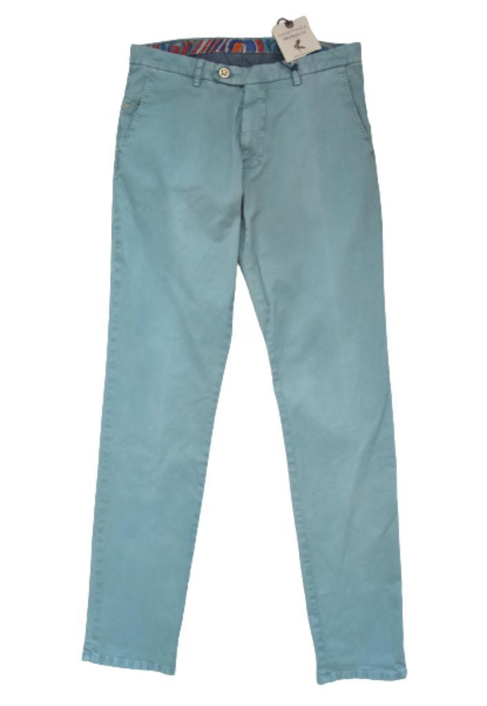 Nieuwe Berwich chino, broek, teal, Mt. 50 / M, Kleding | Heren, Broeken en Pantalons, Nieuw, Maat 48/50 (M), Verzenden