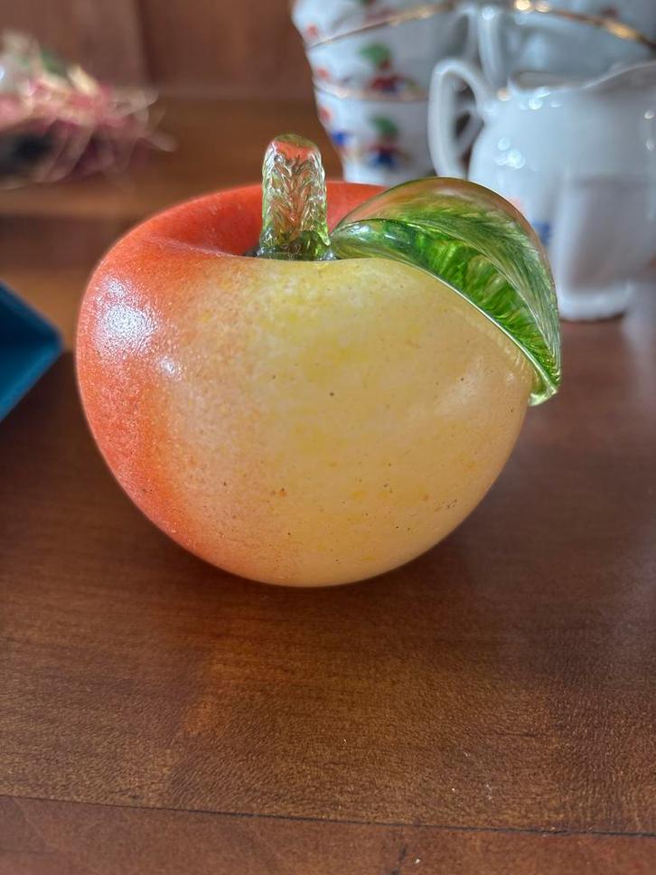 Murano Glazen Appel, Antiek en Kunst, Antiek | Glas en Kristal, Ophalen