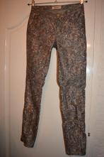 Mos Mosh, leuke vlotte jeansbroek met patroon, W27 (34/36), MOS MOSH, Bruin, Ophalen of Verzenden, Zo goed als nieuw