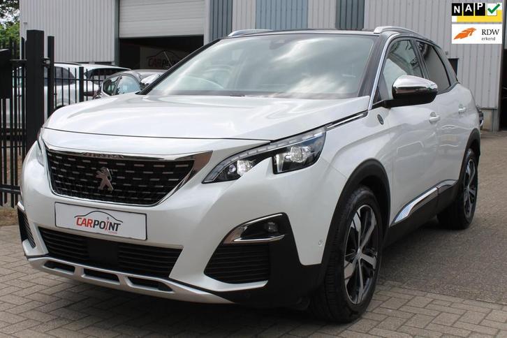 Peugeot 3008 1.2 PureTech Crossway 360 Leer Trekhaak Keyless, Auto's, Peugeot, Bedrijf, Te koop, 360° camera, ABS, Achteruitrijcamera