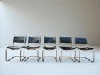 1960s eetkamer stoelen Mart Stam voor Thonet, Ophalen, Zo goed als nieuw, Bruin, Vijf, Zes of meer stoelen