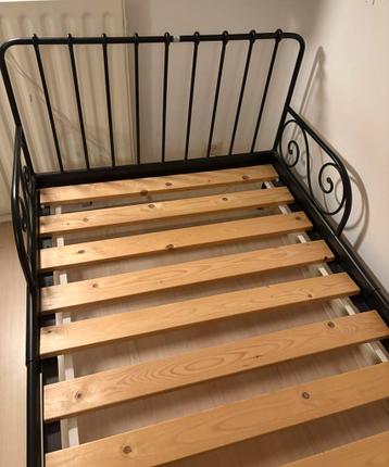 Ikea Minnen meegroeibed 80x200 Zwart - afbeelding 6