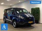 Ford Transit Custom L1H1 Rolstoelbus Automaat, Auto's, Bestelauto's, Automaat, 12 maanden, Zwart, 4 cilinders