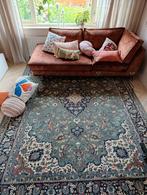 Vintage Perzisch Tapijt | handgemaakt vloerkleed | 100% WOL, Ophalen, Crème, Vintage, Bohemian, Retro, 200 cm of meer