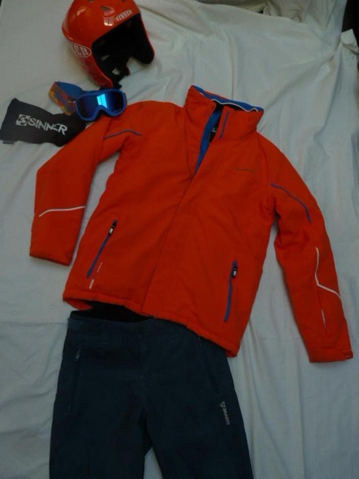 Skipak. Skijas Dare2b. Skibroek Brunotti. Maat 164. + Helm., Sport en Fitness, Skiën en Langlaufen, Gebruikt, Kleding, Skiën, Atomic