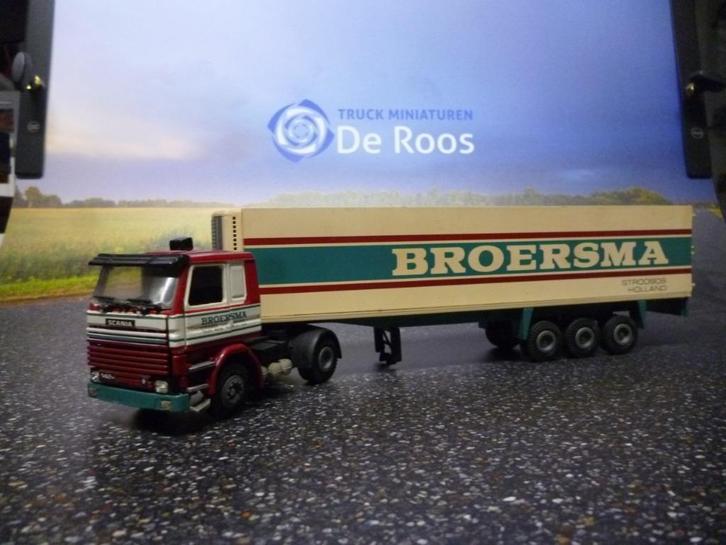 Tekno Scania 142 Broersma, Hobby en Vrije tijd, Modelauto's | 1:50, Zo goed als nieuw, Bus of Vrachtwagen, Tekno, Ophalen of Verzenden
