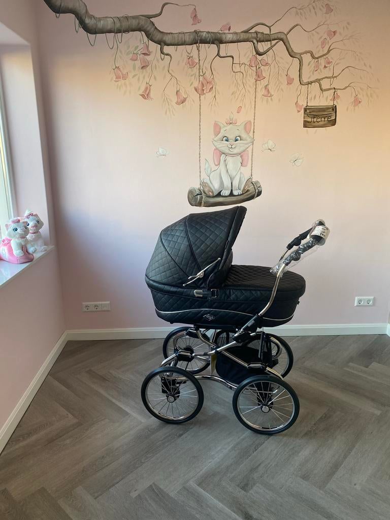 Complete Bebecar traditionele kinderwagen set, Kinderen en Baby's, Kinderwagens en Combinaties, Gebruikt, Met autostoeltje, Combiwagen