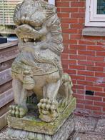 Tuin beelden op voet - chinese tempel leeuwen, Ophalen, Gebruikt, Beton, Dierenbeeld