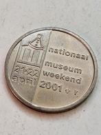 Penning Nationaal Museum Weekend 2001 Nederlands Muntmuseum, Ophalen of Verzenden, Overige materialen