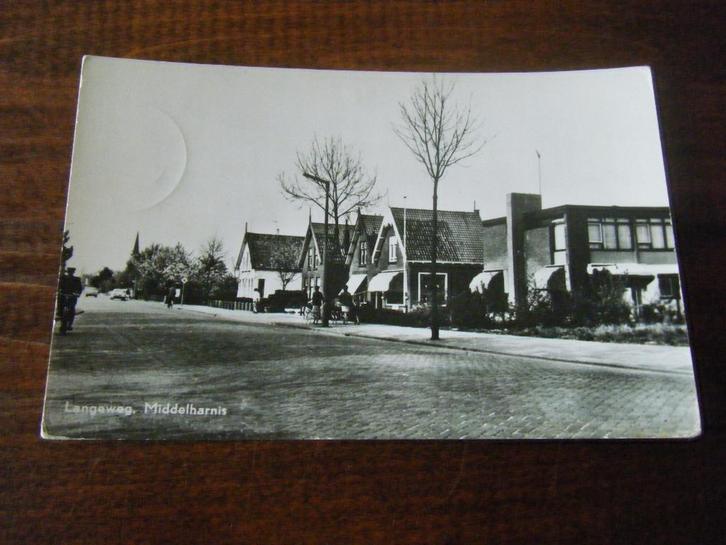 E31 - Middelharnis - Langeweg - Mooi/Oud, Verzamelen, Ansichtkaarten | Nederland, Zuid-Holland, 1960 tot 1980, Ophalen of Verzenden