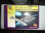PCI USB 2.0 3+1 Port PCI kaart nieuw in doos  14 stuks 4-5, Ophalen of Verzenden, Nieuw