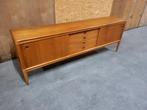 Vintage Deens dressoir in teak van H.W. Klein voor Bramin, Huis en Inrichting, Ophalen, Gebruikt, Teakhout, 200 cm of meer