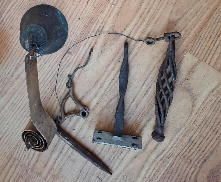 Antieke Trek Deurbel Set, Antiek en Kunst, Antiek | Gereedschap en Instrumenten, Ophalen of Verzenden