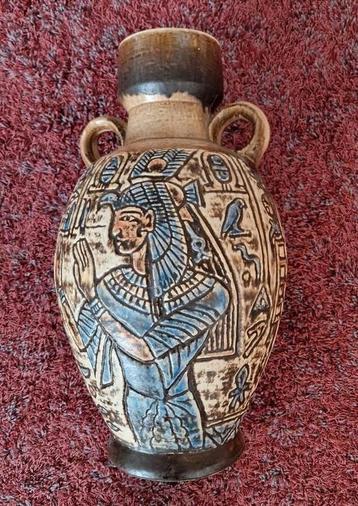 Prachtige Egyptische kruik, paraplubak, plm 50 cm hoog. beschikbaar voor biedingen