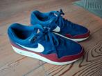 Nike Air Max one 1 maat 45 Navy Blue Bordeaux Red, Blauw, Nike, Ophalen of Verzenden, Sneakers of Gympen