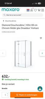Nieuwe douchecabine Maxaro, grotendeels nog in doos, Doe-het-zelf en Verbouw, Sanitair, Ophalen, Nieuw, Glas, Douche