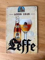 Leffe Bier Reclamebord - Vintage Stijl 30 bij 20, Ophalen of Verzenden