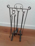 Fraai, oud ijzeren haardset / kachelset., Ophalen of Verzenden
