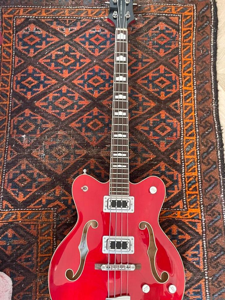 Gretsch Basgitaar, Muziek en Instrumenten, Snaarinstrumenten | Gitaren | Elektrisch, Zo goed als nieuw, Semi-solid body, Overige merken
