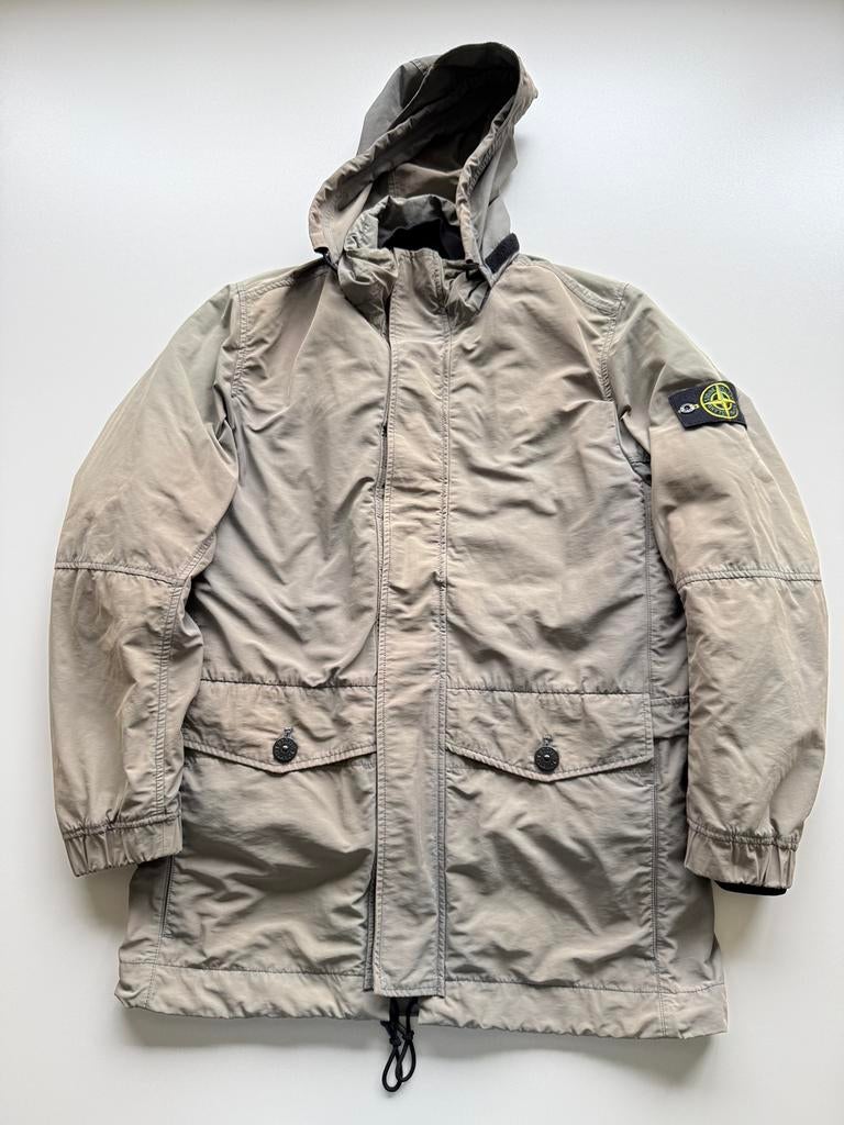 Stone island jas micro reps parka s, Kleding | Heren, Jassen | Winter, Ophalen of Verzenden, Zo goed als nieuw, Zwart