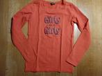 Oranje-rode longsleeve maat 140 (nieuwstaat), Ophalen of Verzenden, Zo goed als nieuw, Meisje, Shirt of Longsleeve