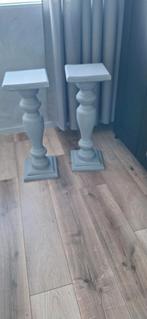 2 massief grenen zuilen, Ophalen