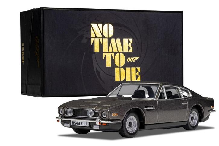 Aston Martin V8 Vantage James Bond No Time to Die 2021, Verzamelen, Film en Tv, Nieuw, Film, Beeldje, Replica of Model, Verzenden