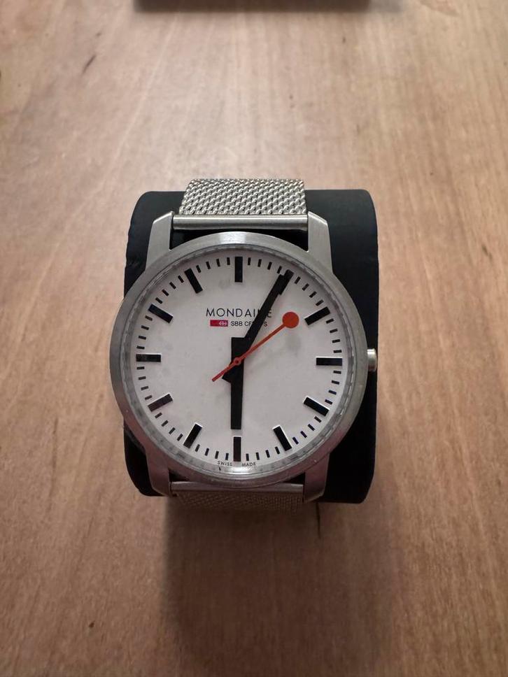 Mondaine Polshorloge - nieuw, Sieraden, Tassen en Uiterlijk, Horloges | Heren, Zo goed als nieuw, Polshorloge, Overige merken