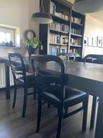 Set van 4 antieke houten stoelen, landelijke stijl, Ophalen, Zo goed als nieuw