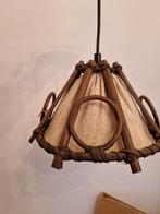 Vintage hanglamp van rotan bamboe manou hang - sfeermaker, Minder dan 50 cm, Ophalen of Verzenden, Zo goed als nieuw, Hout