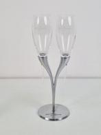 Duo Philippe Di Meo Champagne Flutes Houder Moët & Chandon, Huis en Inrichting, Glas of Glazen, N, Ophalen of Verzenden, Glas