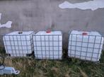 3 x 1000L IBC tank zonder kooi, Tuin en Terras, 150 liter of meer, Ophalen, Zo goed als nieuw