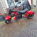 Chopper m8 elektrische scooter geel kenteken, Fietsen en Brommers, Ophalen of Verzenden, Zo goed als nieuw