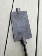 Prachtig groot antiek gietijzer wafelijzer voor open vuur of, Antiek en Kunst, Antiek | Keukenbenodigdheden, Ophalen of Verzenden