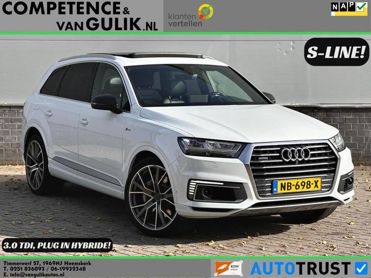 Audi Q7 3.0 TDI e-tron quattro Sport | Panorama | ACC | Luch, Auto's, Audi, Bedrijf, Te koop, Q7, 360° camera, 4x4, ABS, Achteruitrijcamera