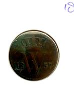 1837U cent Willem I, Ophalen of Verzenden, Koning Willem I, 1 cent, Losse munt