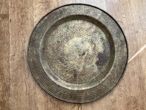 Marrakech Marokkaans  dienblad schaal messing, Huis en Inrichting, Woonaccessoires | Schalen en Manden, Zo goed als nieuw, Schaal