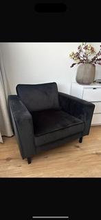 Woood Fauteuil Robin Fluweel Antraciet, Ophalen of Verzenden