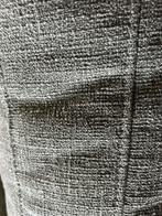 Ruime grijze 4-persoons bank met hoofdsteunen, Ophalen, 250 tot 300 cm, 75 tot 100 cm, Zo goed als nieuw