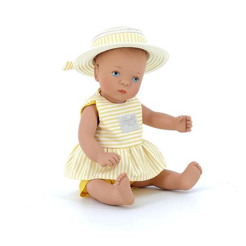 2023 Sylvia Natterer Petitcolin Bibichou Gabin, 35cm., Verzamelen, Poppen, Nieuw, Babypop, Ophalen of Verzenden