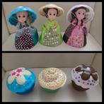 Cupcake poppen Omkeerbare Popprtjes, Ophalen of Verzenden, Nieuw, Overige typen