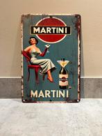 Mancave Bar Café Wanddecoratie metalen bordje Martini, Ophalen of Verzenden, Zo goed als nieuw, Reclamebord