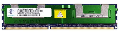 8GB 2Rx4 PC3-10600R DDR3-1333 ECC, Nanya/HP, Computers en Software, RAM geheugen