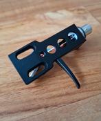 Universele headshell zwart met bedrading, Ophalen of Verzenden, Zo goed als nieuw, Platenspeler-onderdeel, Overige merken