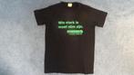 Z.G.A.N. Lowlands T-shirt (maat M), Ophalen of Verzenden, Zo goed als nieuw, Maat 48/50 (M), Zwart