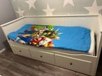 Bedbank IKEA hemnes/ uitschuifbed, Ophalen, Gebruikt, Tweepersoons, 80 cm