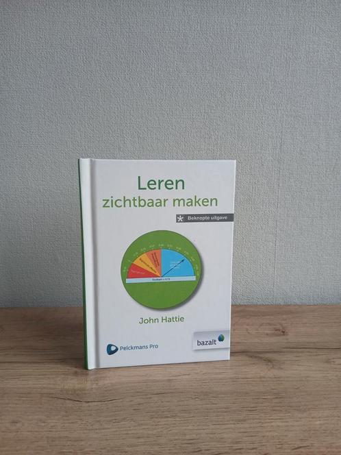 John Hattie - Leren zichtbaar maken, Boeken, Schoolboeken, Zo goed als nieuw, Nederlands, Overige niveaus, Ophalen of Verzenden