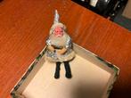 ANTIEKE KERSTMAN PAPIERMACHE GEZICHT, Ophalen of Verzenden, Gebruikt