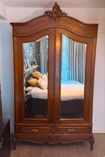 Antieke (kleding-linnen) kast met spiegel deuren, Antiek en Kunst, Antiek | Meubels | Kasten, Ophalen