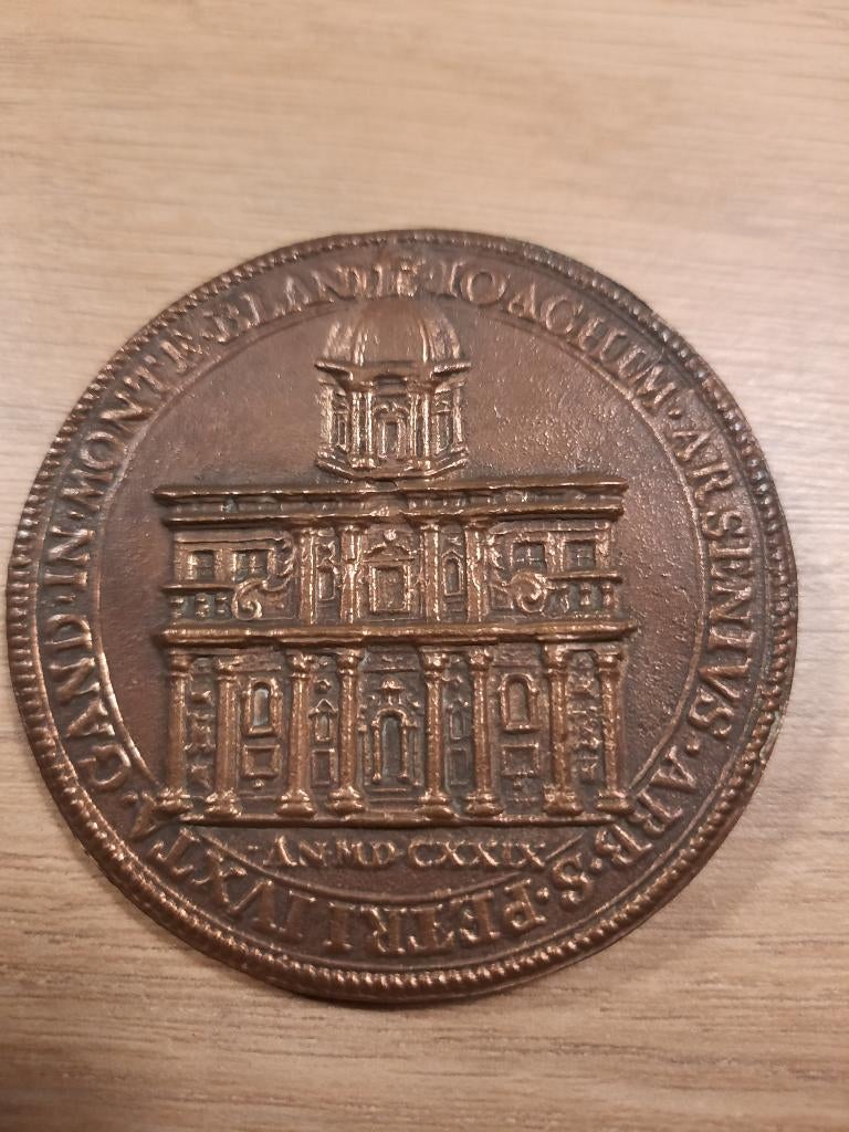 Penning petrus, Ophalen of Verzenden, Brons, Buitenland